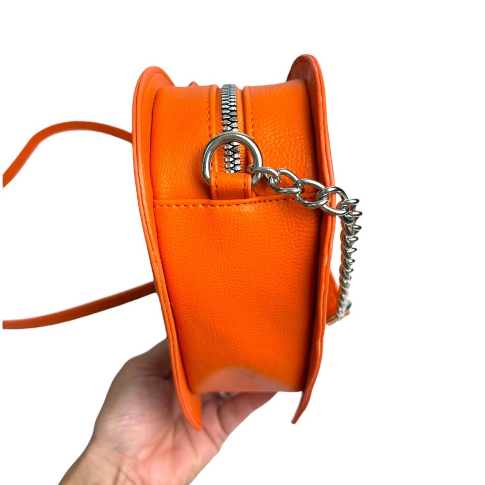 Betsey Johnson Heart Pumpkin Purse Halloween Shoulder Bag Crossbody Funky - Picture 3 of 8